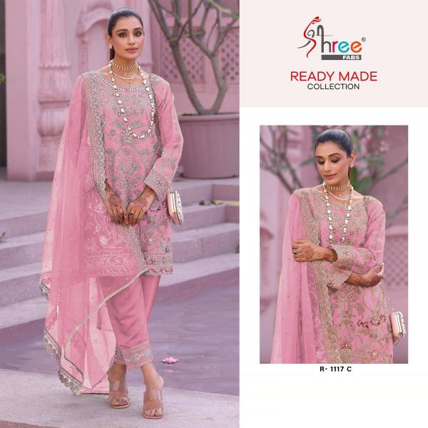 Shree R 1117 Pakistani Readymade Designer Suits Collection